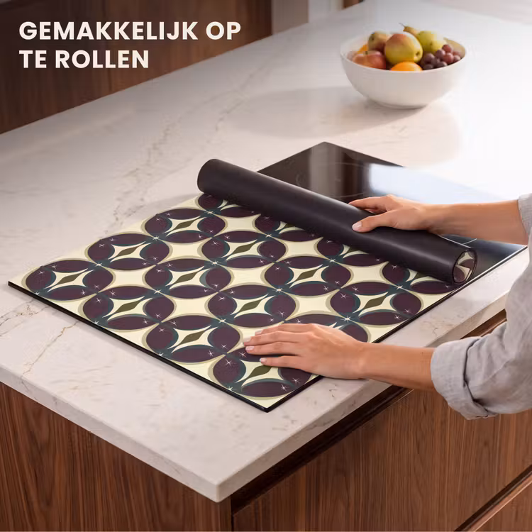 Inductie beschermer - Cirkel - Retro - Kleurrijk — 7