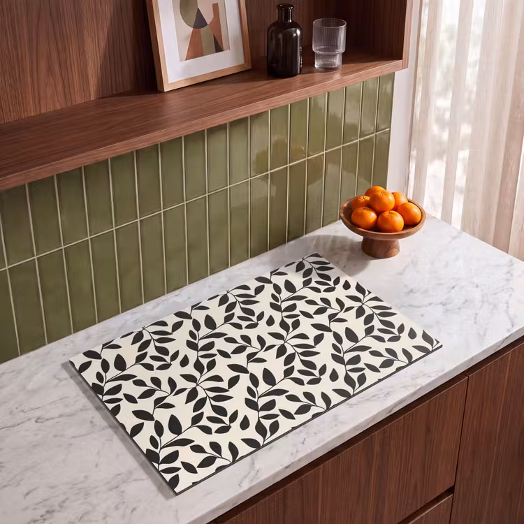 Inductie beschermer - Elegant - Patroon - Zwart - Beige — 8