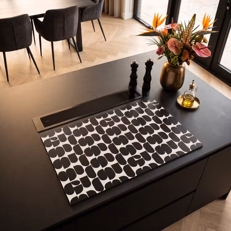 Inductie beschermer - Modern - Patroon - Zwart — 5