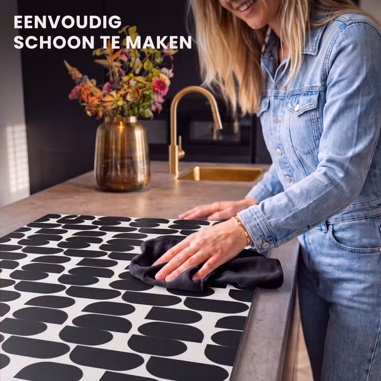Inductie beschermer - Modern - Patroon - Zwart — 6