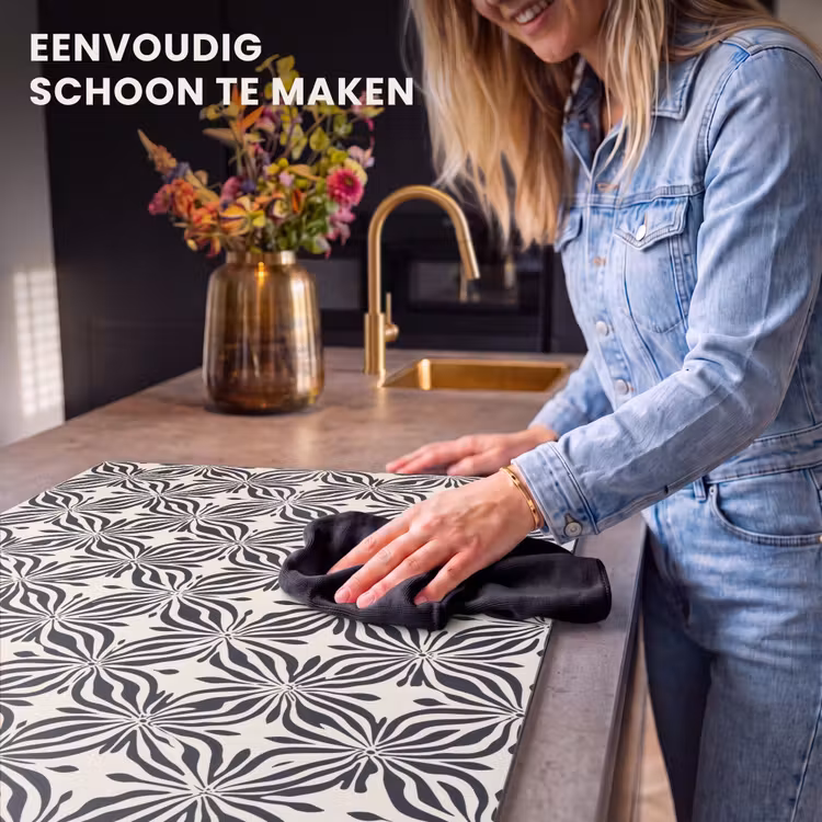 Inductie beschermer - Grafisch - Patroon - Zwart — 6