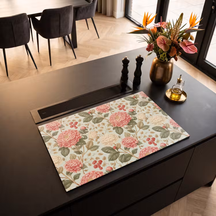 Inductie beschermer - Klassiek - Botanisch - Veelkleurig — 5