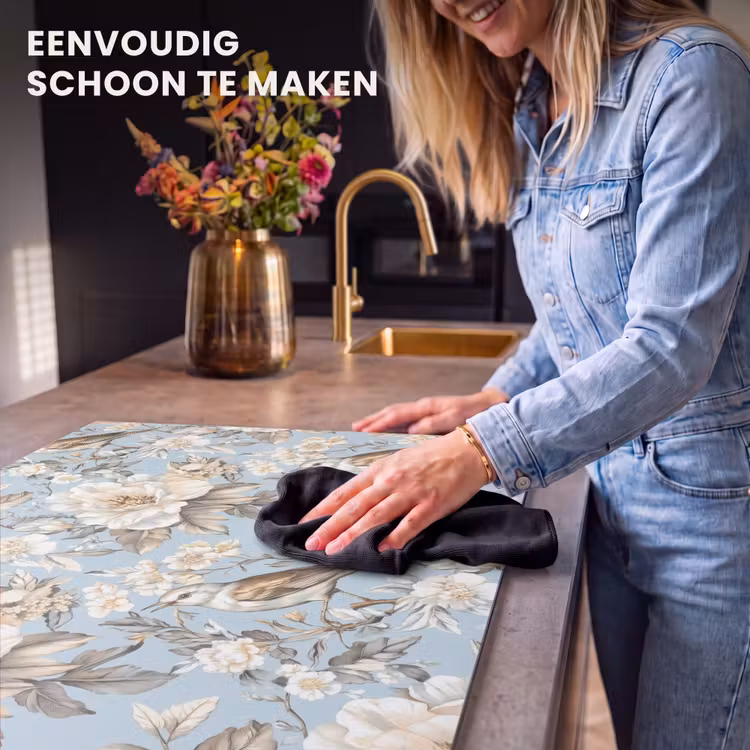 Inductie beschermer - Botanisch - Zangvogel - Blauw — 6
