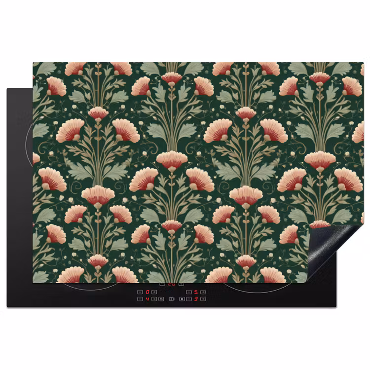 Inductie beschermer - Patroon - Botanisch - Kleurrijk — 1