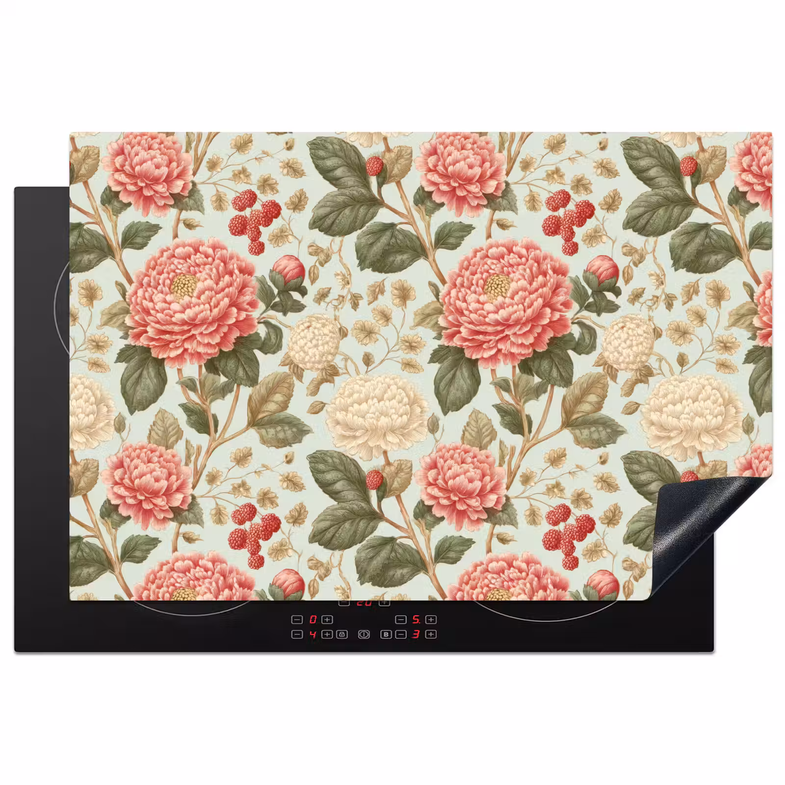 Inductie beschermer - Klassiek - Botanisch - Veelkleurig — 1