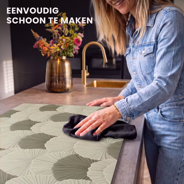 Inductie beschermer - Bladeren - Structuur - Groen — 6