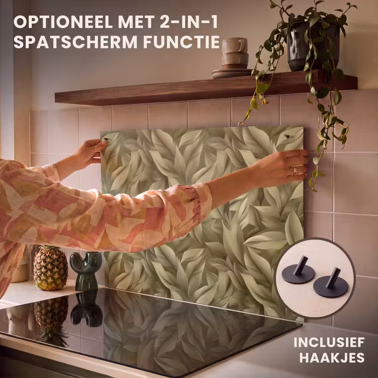 Inductie beschermer - Bladeren - Modern - Groen — 10