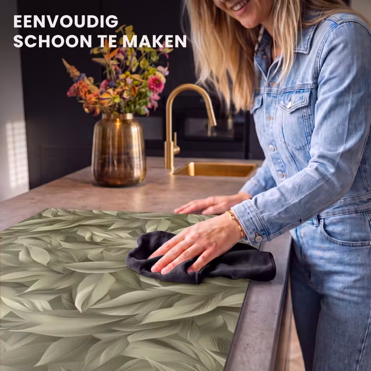 Inductie beschermer - Bladeren - Modern - Groen — 6