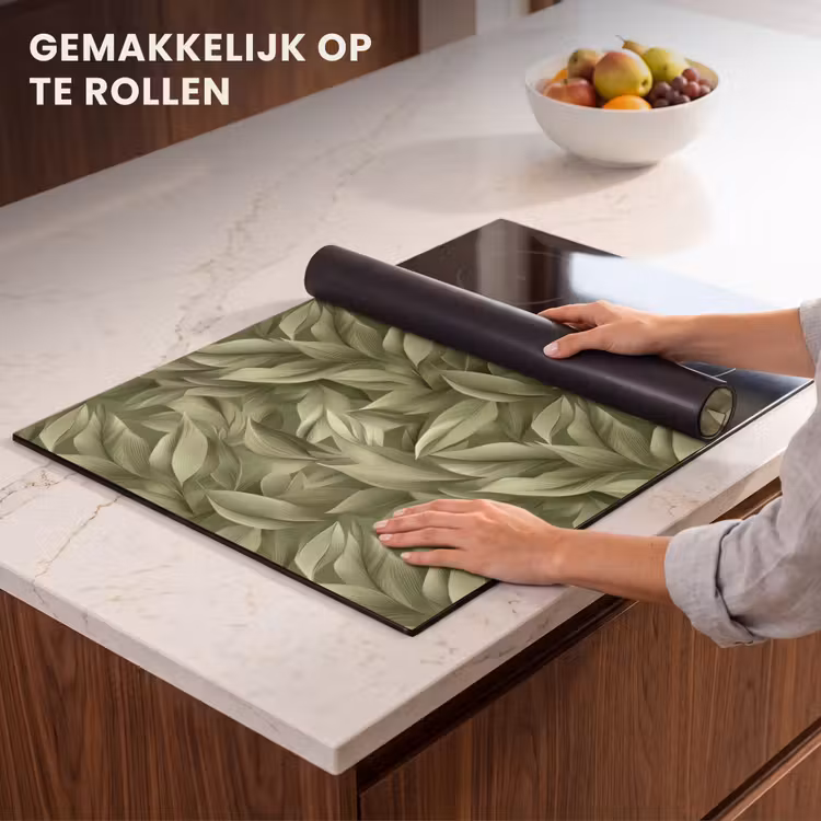Inductie beschermer - Bladeren - Modern - Groen — 7