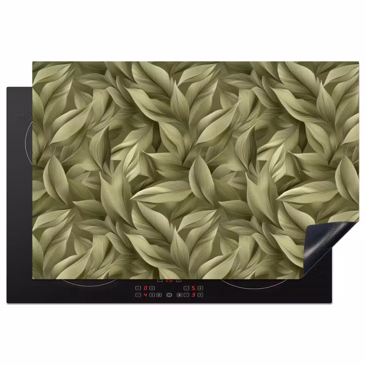 Inductie beschermer - Bladeren - Modern - Groen — 1
