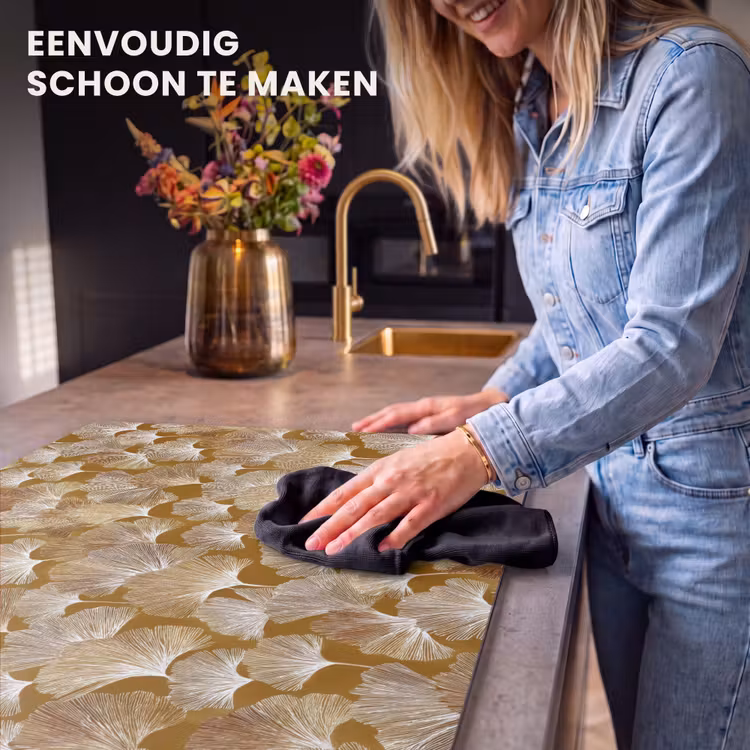 Inductie beschermer - Ginkgo - Bladeren - Goud — 6