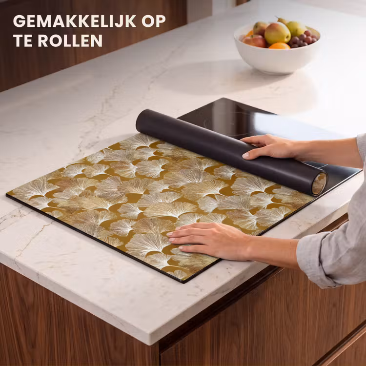 Inductie beschermer - Ginkgo - Bladeren - Goud — 7