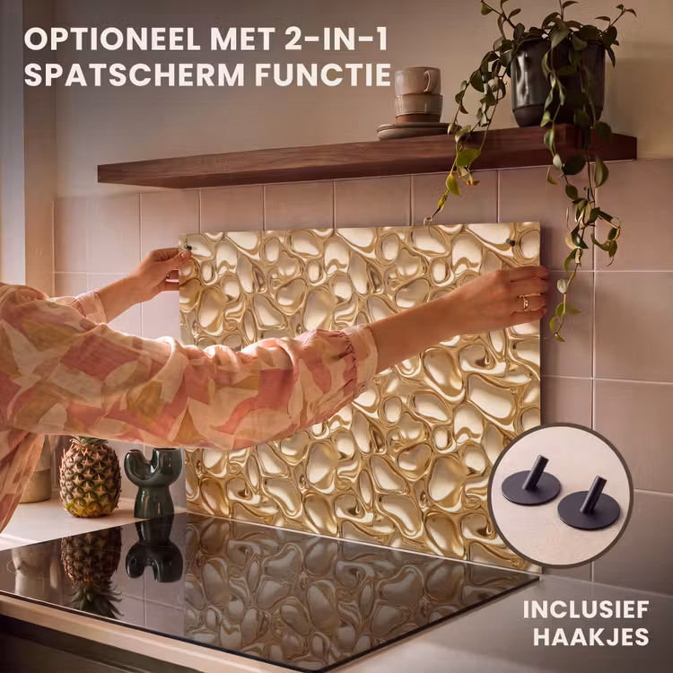 Inductie beschermer - Abstract - Modern - Goud — 10