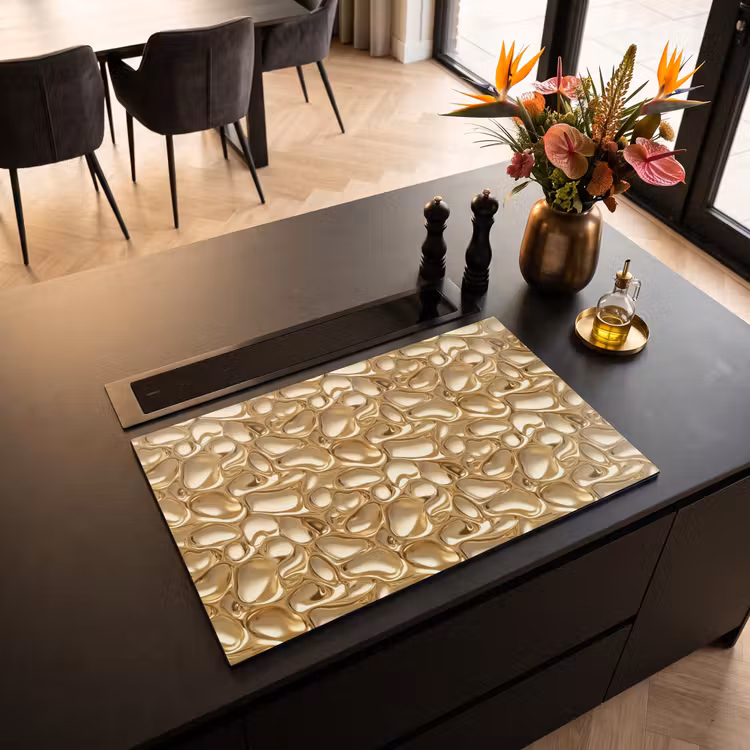 Inductie beschermer - Abstract - Modern - Goud — 5