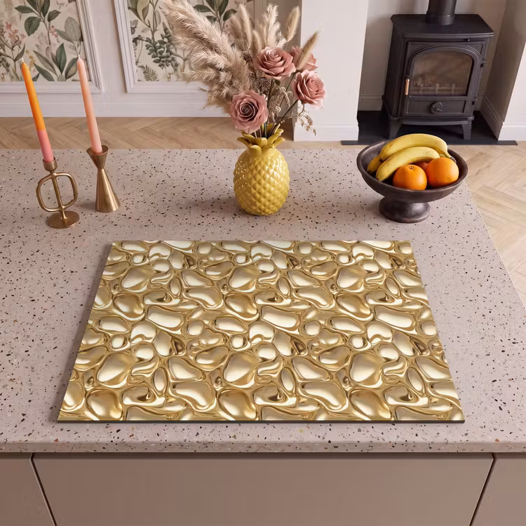 Inductie beschermer - Abstract - Modern - Goud — 2