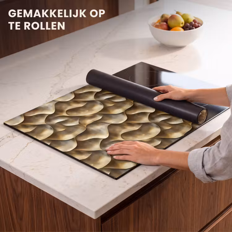 Inductie beschermer - Abstract - Antiek - Goud — 7