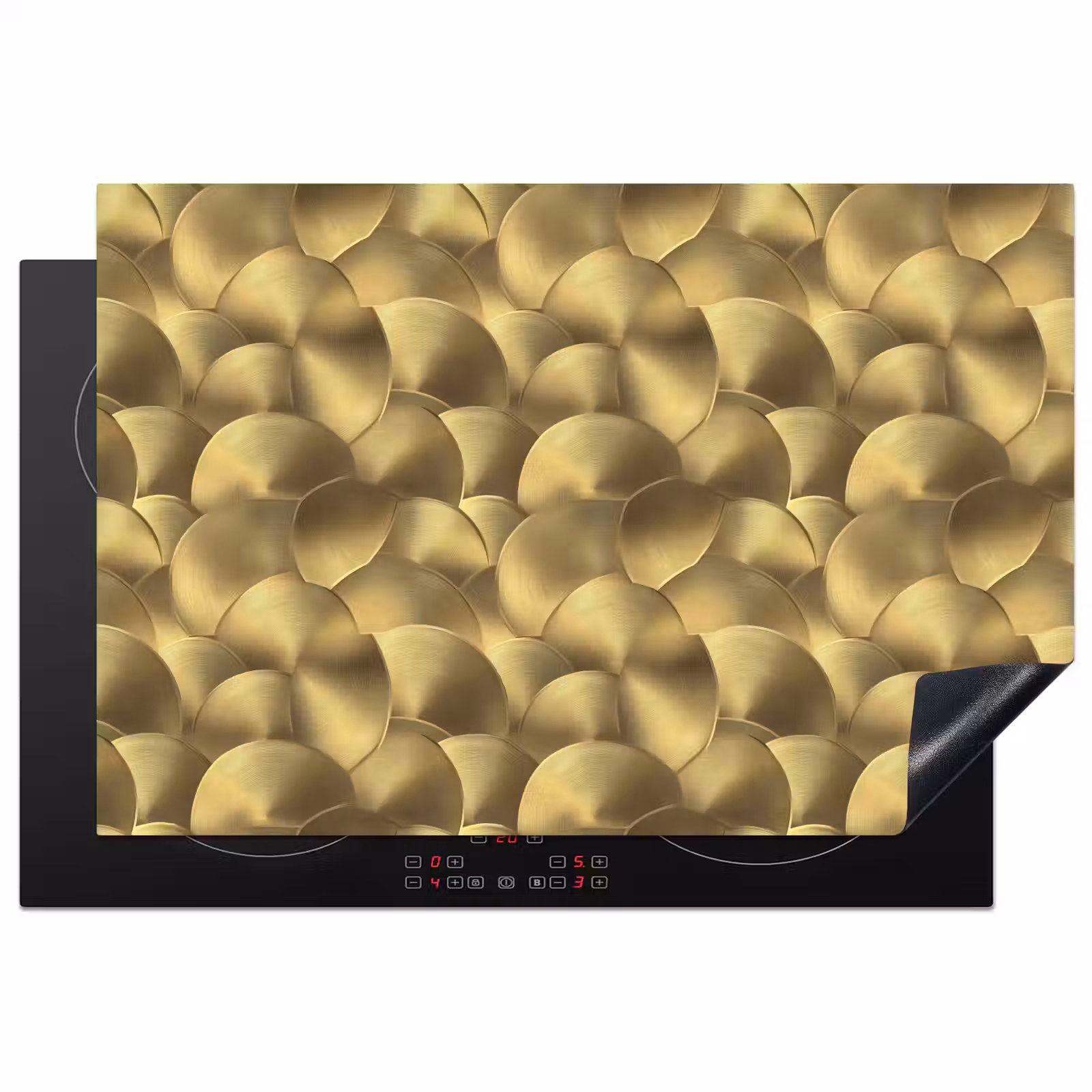 Inductie beschermer - Modern - Cirkel - Goud — 1
