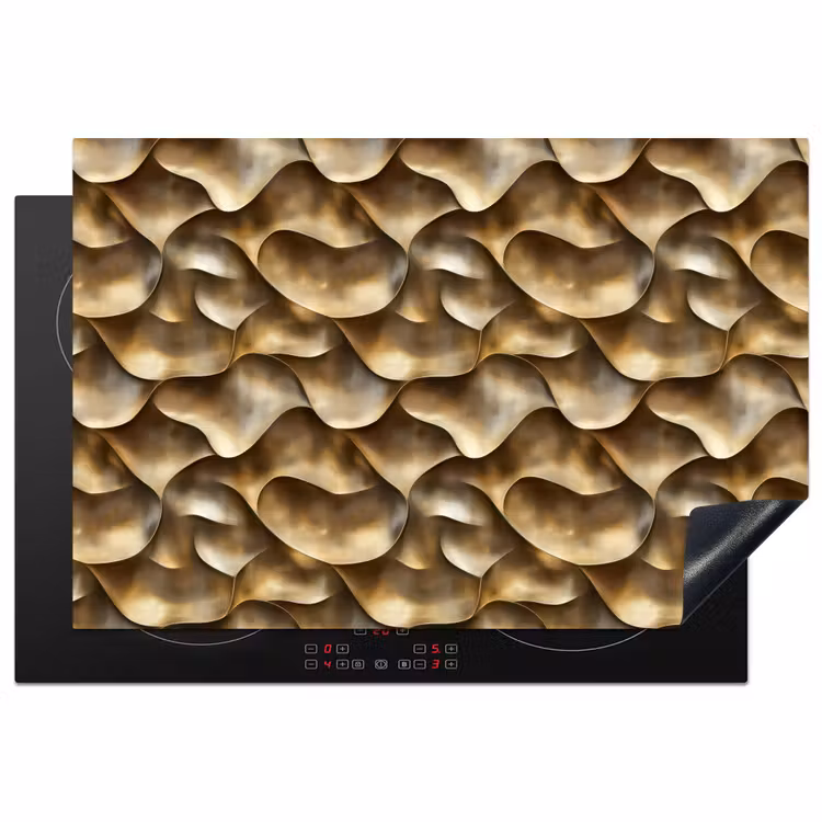 Inductie beschermer - Abstract - Antiek - Goud — 1