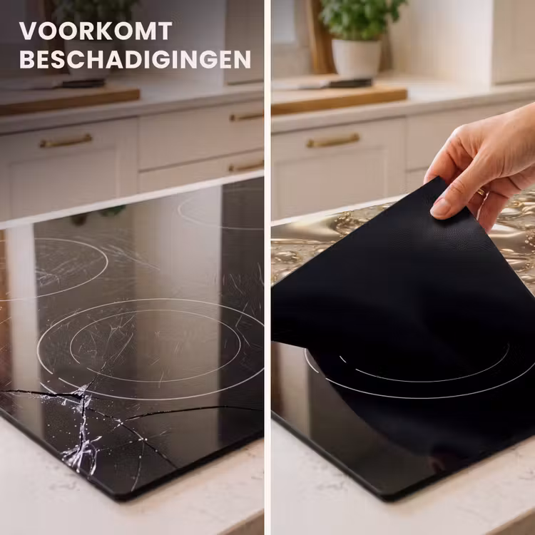 Inductie beschermer - Druppels - Organisch - Goud — 3