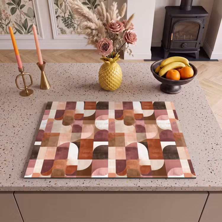 Inductie beschermer - Geometrie - Modern - Retro — 2
