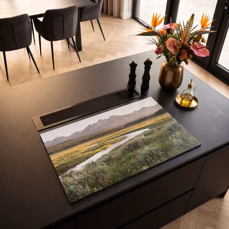 Inductie beschermer - Berglandschap - Rivier - Bos — 5