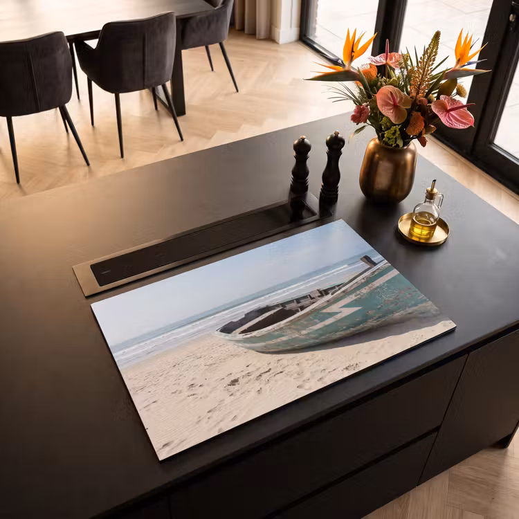 Inductie beschermer - Boot - Zandstrand - Zee — 5