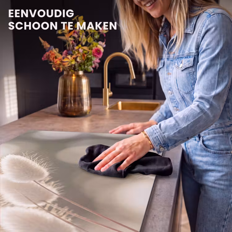Inductie beschermer - Hazestaartgras - Wit - Zonlicht — 6