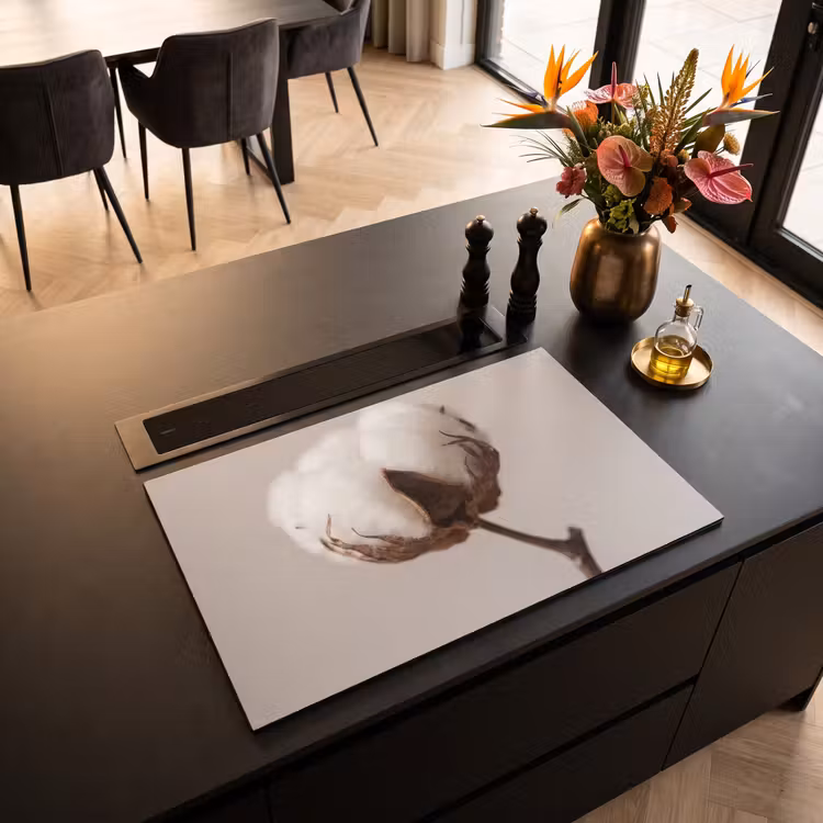 Inductie beschermer - Katoenbol - Minimalistisch - Wit — 5
