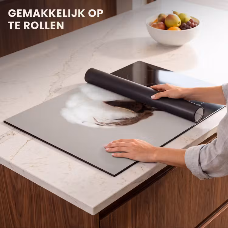 Inductie beschermer - Katoenbol - Minimalistisch - Wit — 7