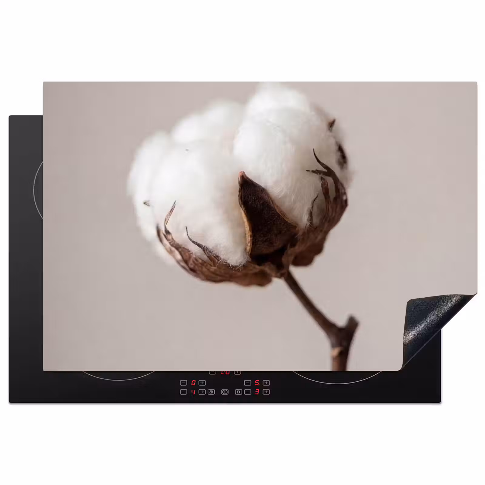 Inductie beschermer - Katoenbol - Minimalistisch - Wit — 1