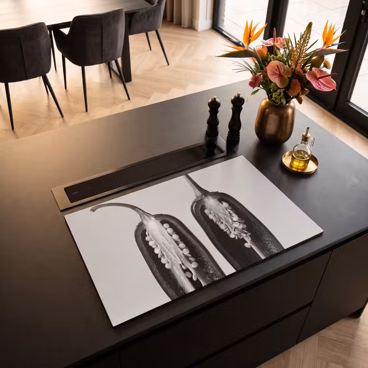 Inductie beschermer - Pepers - Zwart - Wit - Zaadlijsten — 5