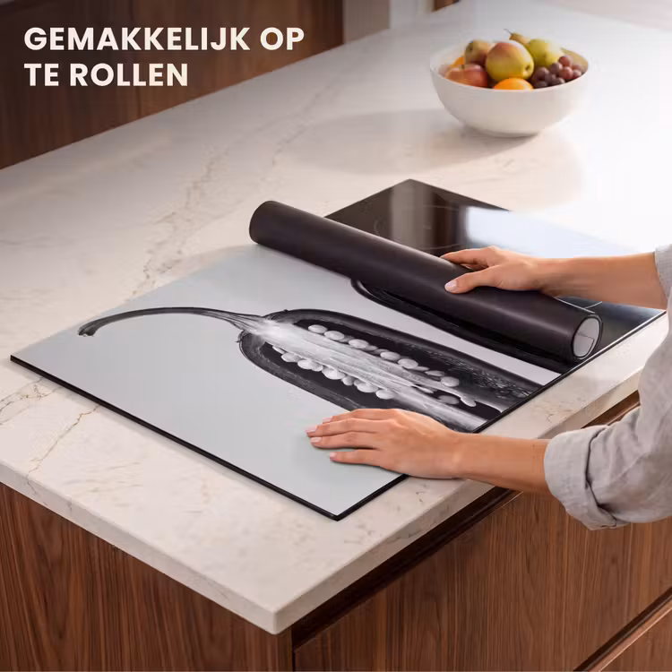 Inductie beschermer - Pepers - Zwart - Wit - Zaadlijsten — 7