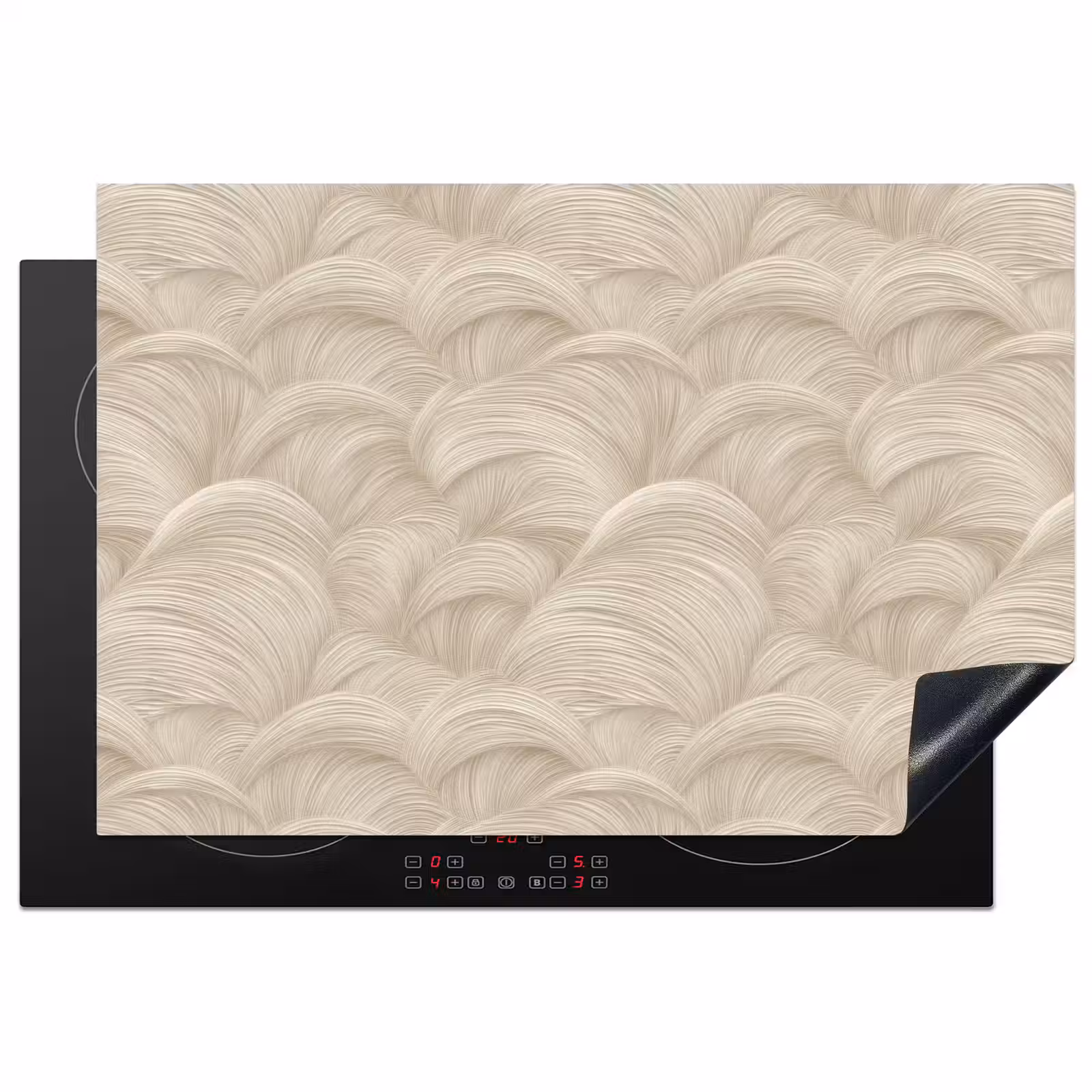 Inductie beschermer - Bogen - Patroon - Beige — 1