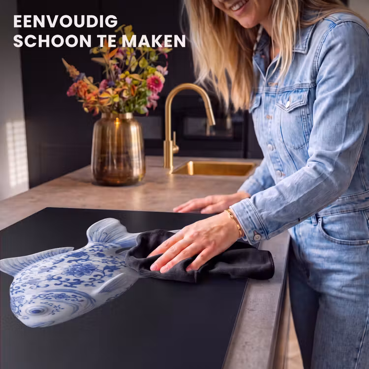 Inductie beschermer - Porselein - Goudvis - Delfts - Blauw — 6
