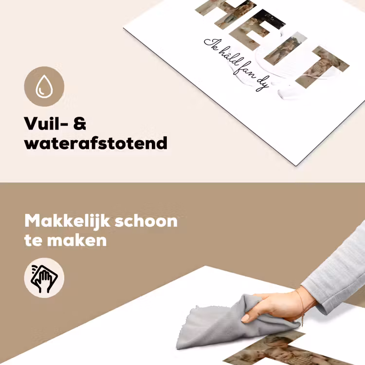 Gepersonaliseerde inductie beschermer - Heit - Lettercollage — 6