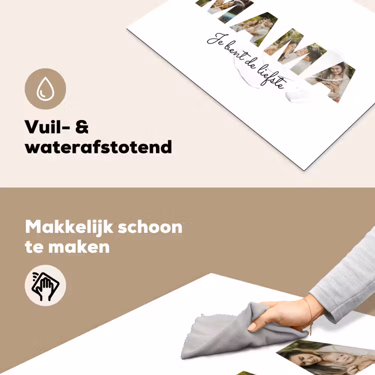 Gepersonaliseerde inductie beschermer - Mama - Lettercollage — 6