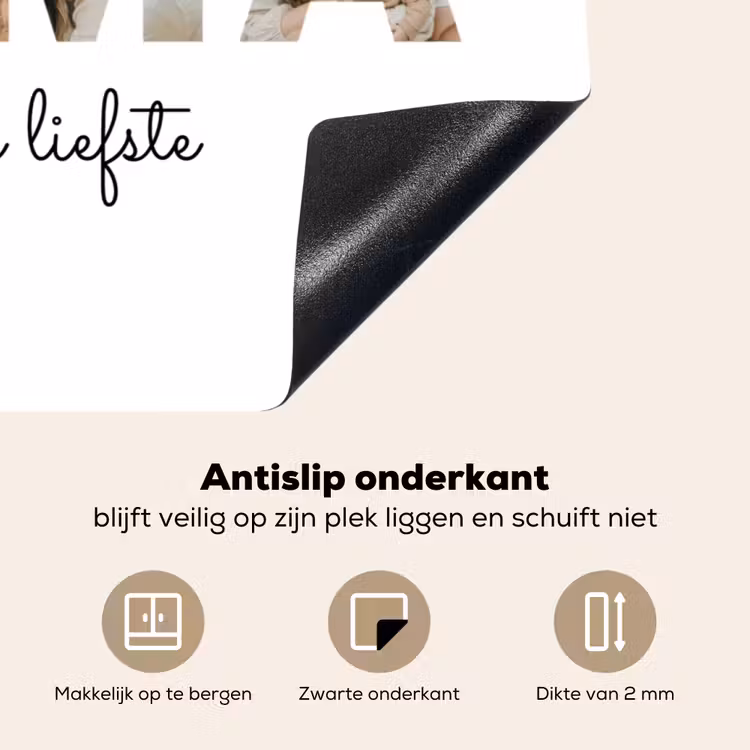 Gepersonaliseerde inductie beschermer - Mama - Lettercollage — 9