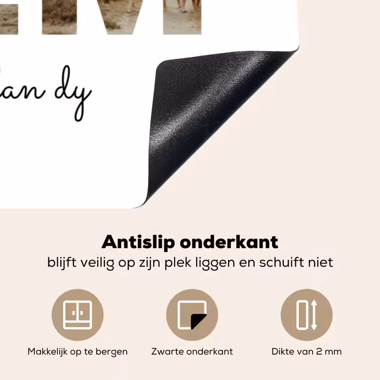 Gepersonaliseerde inductie beschermer - Mem - Lettercollage — 9
