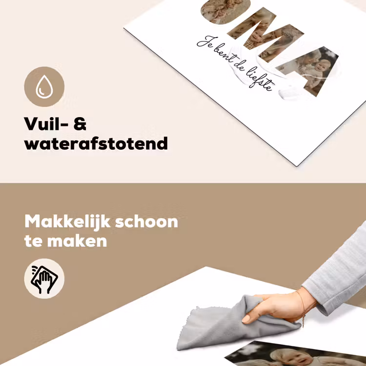 Gepersonaliseerde inductie beschermer - Oma - Lettercollage — 6