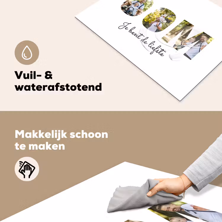 Gepersonaliseerde inductie beschermer - Oom - Lettercollage — 6
