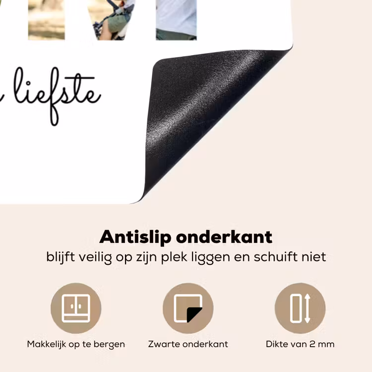 Gepersonaliseerde inductie beschermer - Oom - Lettercollage — 9