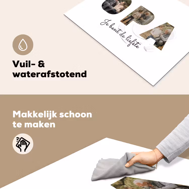 Gepersonaliseerde inductie beschermer - Opa - Lettercollage — 6