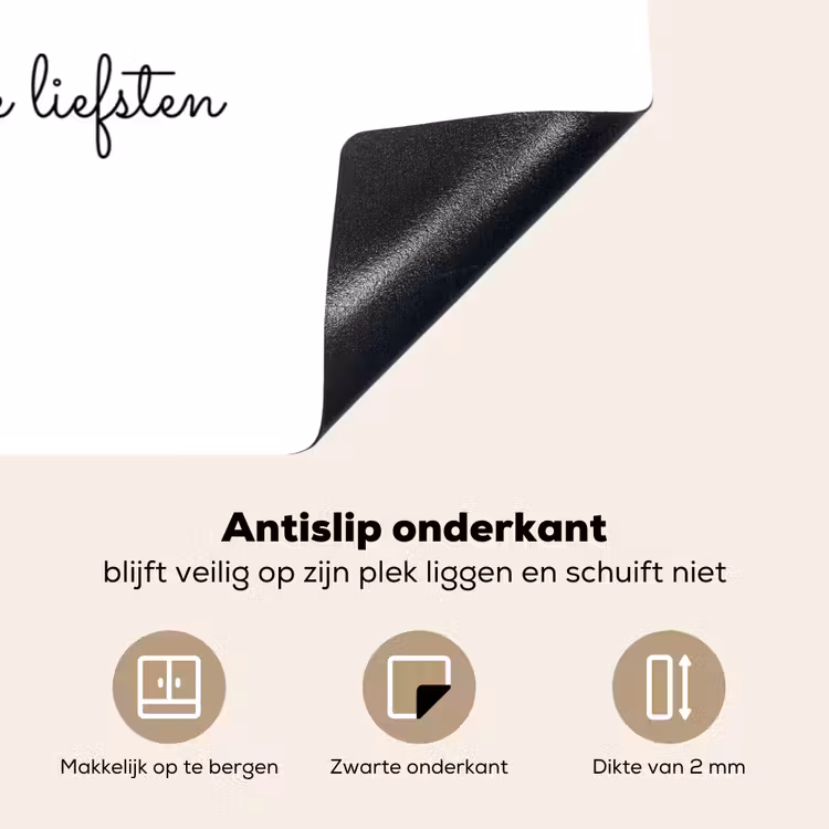 Gepersonaliseerde inductie beschermer - Opa & Oma - Lettercollage — 9