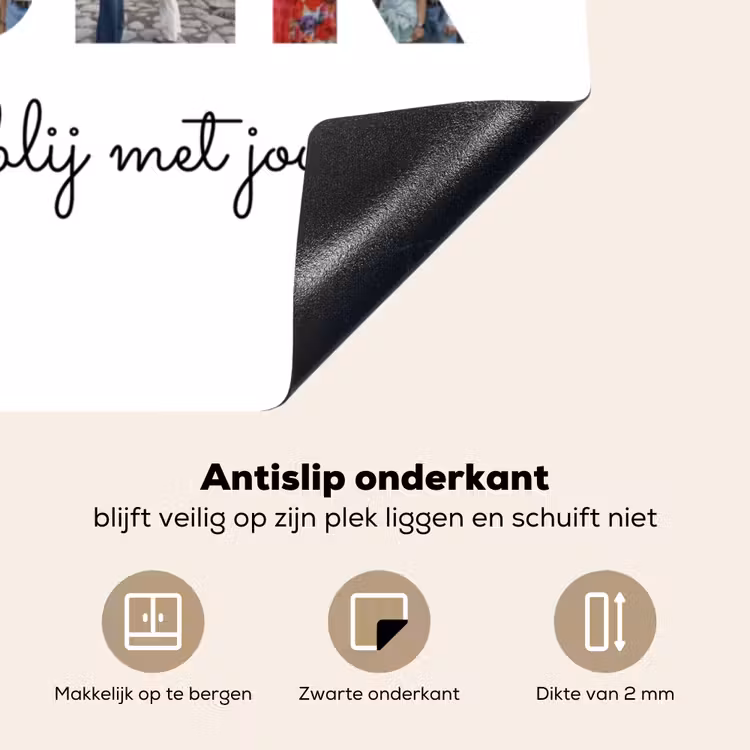 Gepersonaliseerde inductie beschermer - Broer - Lettercollage — 9