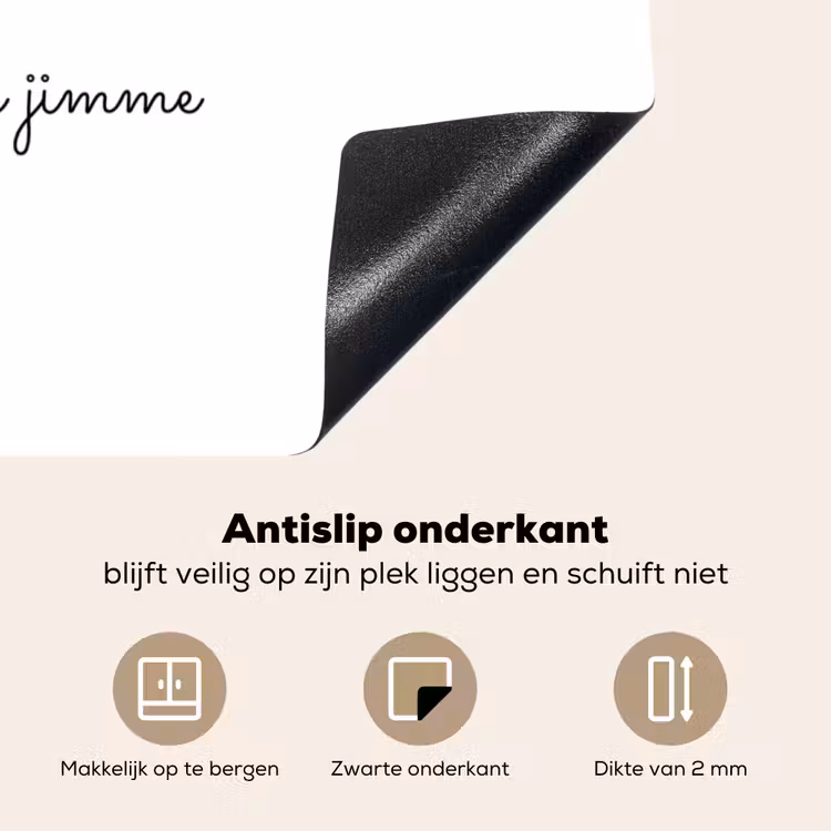 Gepersonaliseerde inductie beschermer - Heit & Mem - Lettercollage — 9