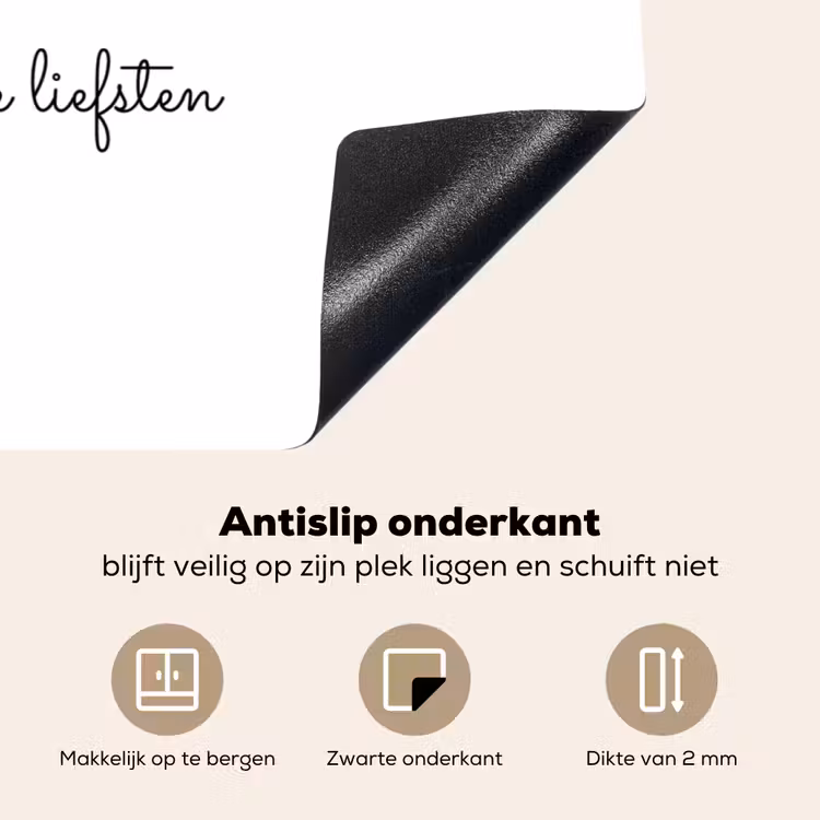 Gepersonaliseerde inductie beschermer - Pa & Moeke - Lettercollage — 9