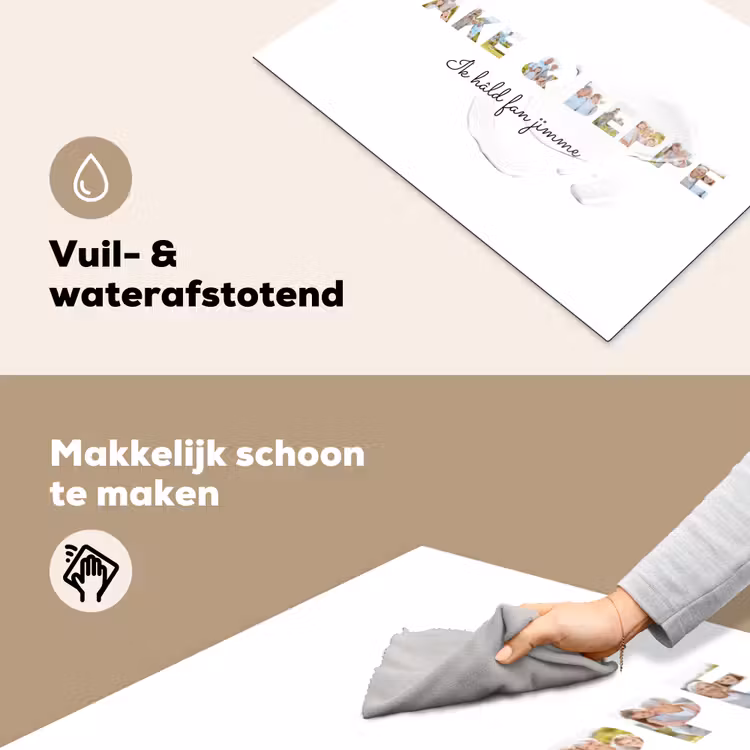 Gepersonaliseerde inductie beschermer - Pake & Beppe - Lettercollage — 6
