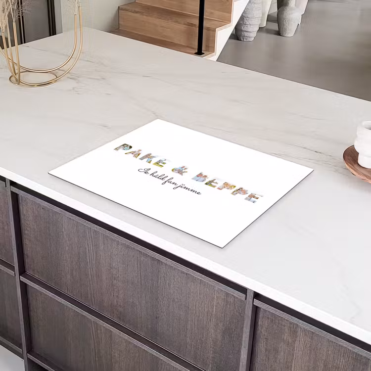 Gepersonaliseerde inductie beschermer - Pake & Beppe - Lettercollage — 8