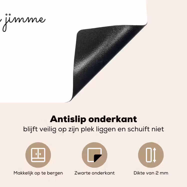Gepersonaliseerde inductie beschermer - Pake & Beppe - Lettercollage — 9