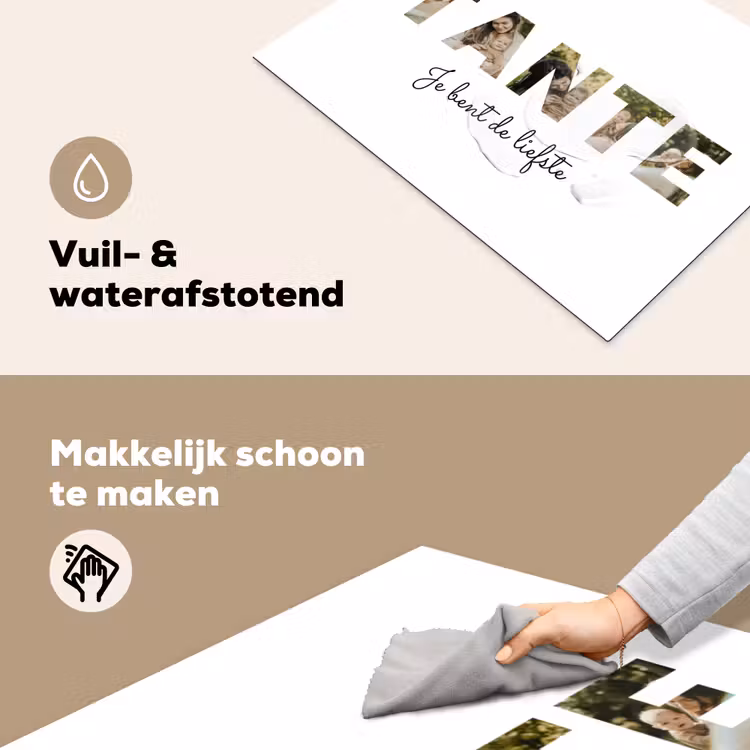 Gepersonaliseerde inductie beschermer - Tante - Lettercollage — 6